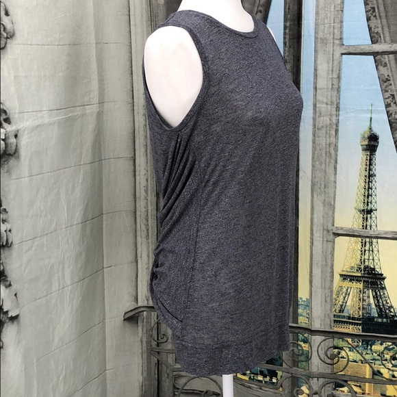 Athleta Grey Open Twist Back Tank Top Size XS - Picture 5 of 8